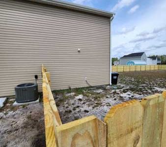 Wooden Fence Installation